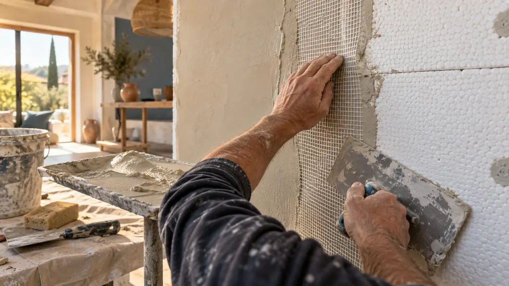 Enduit sur polystyrène intérieur : comment éviter fissures et décollement ?