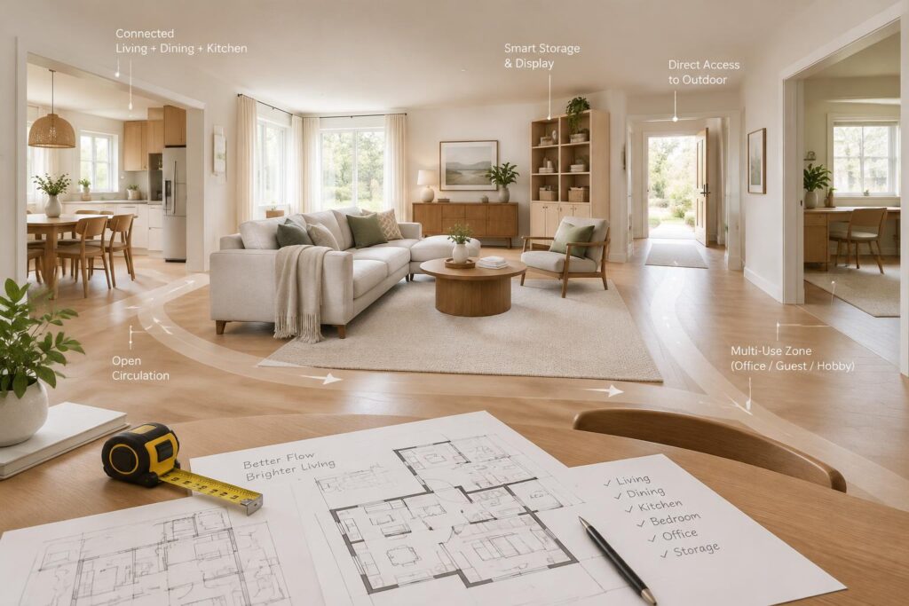 Optimiser son espace intérieur commence par la circulation et les usages